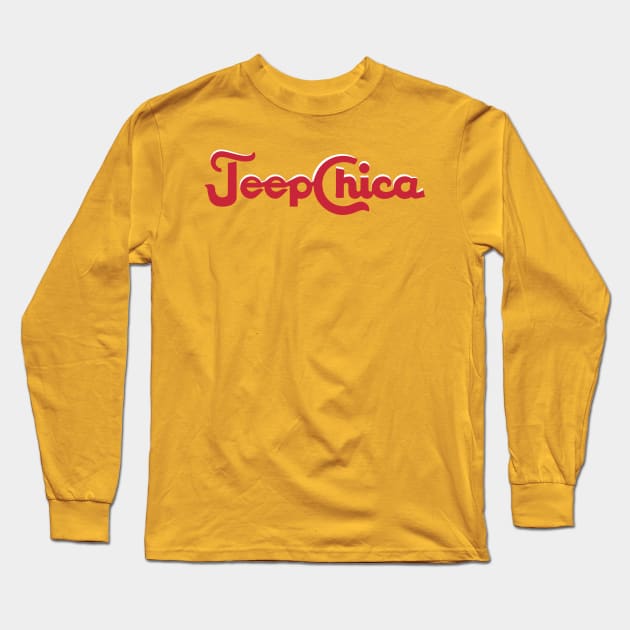 Jeep Chica Girl Long Sleeve T-Shirt by Fresh Fly Threads